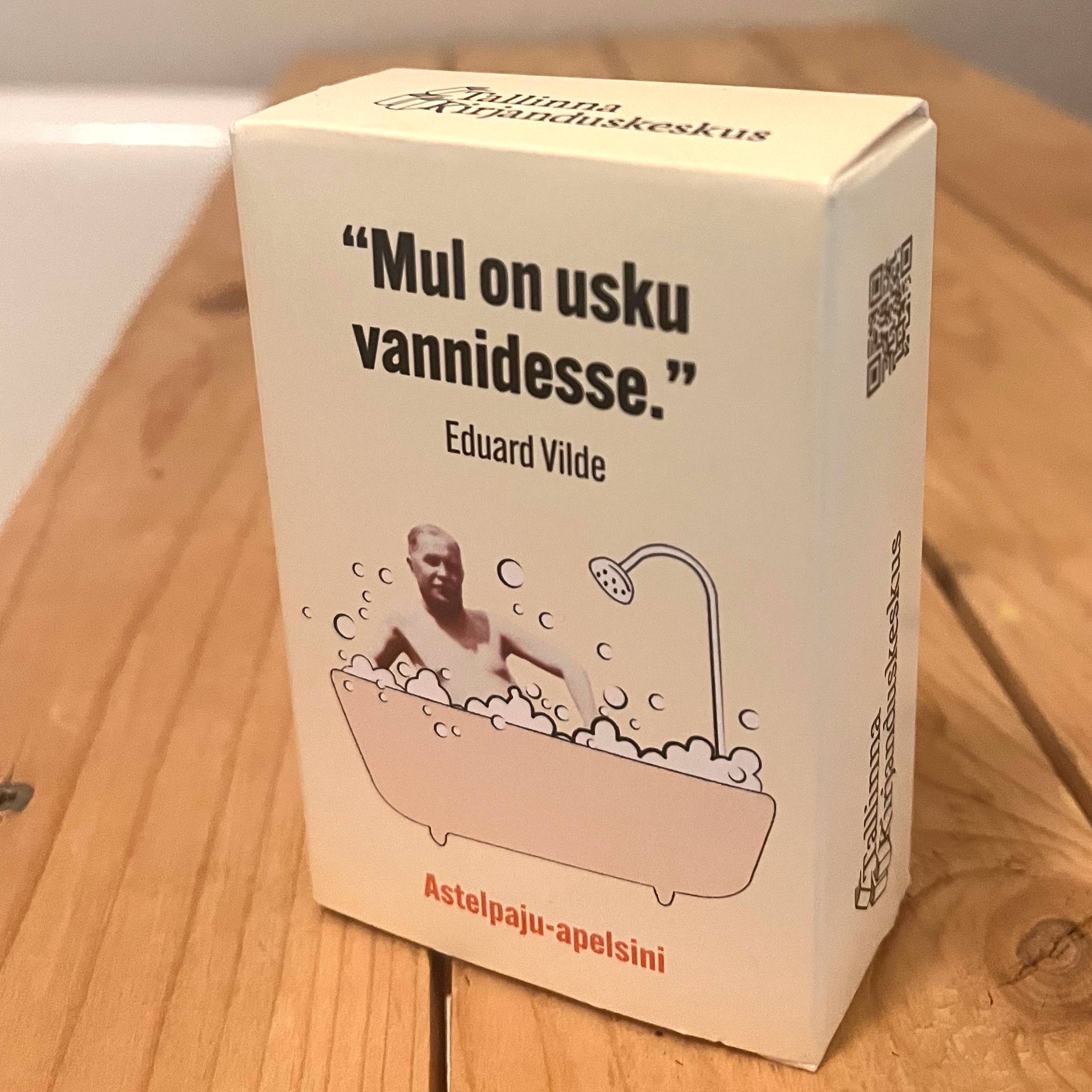 Astelpaju-apelsini seep "Mul on usku vannidesse."